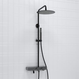 Душевой комплект WasserKRAFT A114.160.217.CB Thermo черный